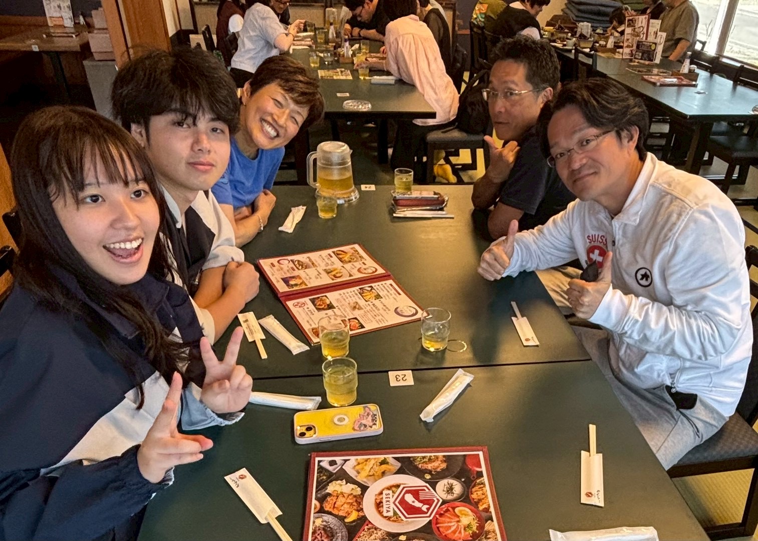 2026 post-ride dinner with challengers